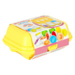 Montessori kiaušinių dėlionė "Daržovės" 6vnt.