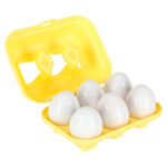 Montessori kiaušinių dėlionė "Daržovės" 6vnt.