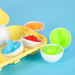 Montessori kiaušinių dėlionė "Daržovės" 6vnt.