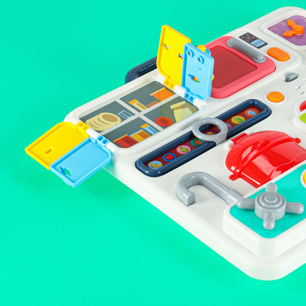 Šviečianti sensorinė veiklos lenta su garso elementais  Šviečianti sensorinė veiklos lenta su garso elementais