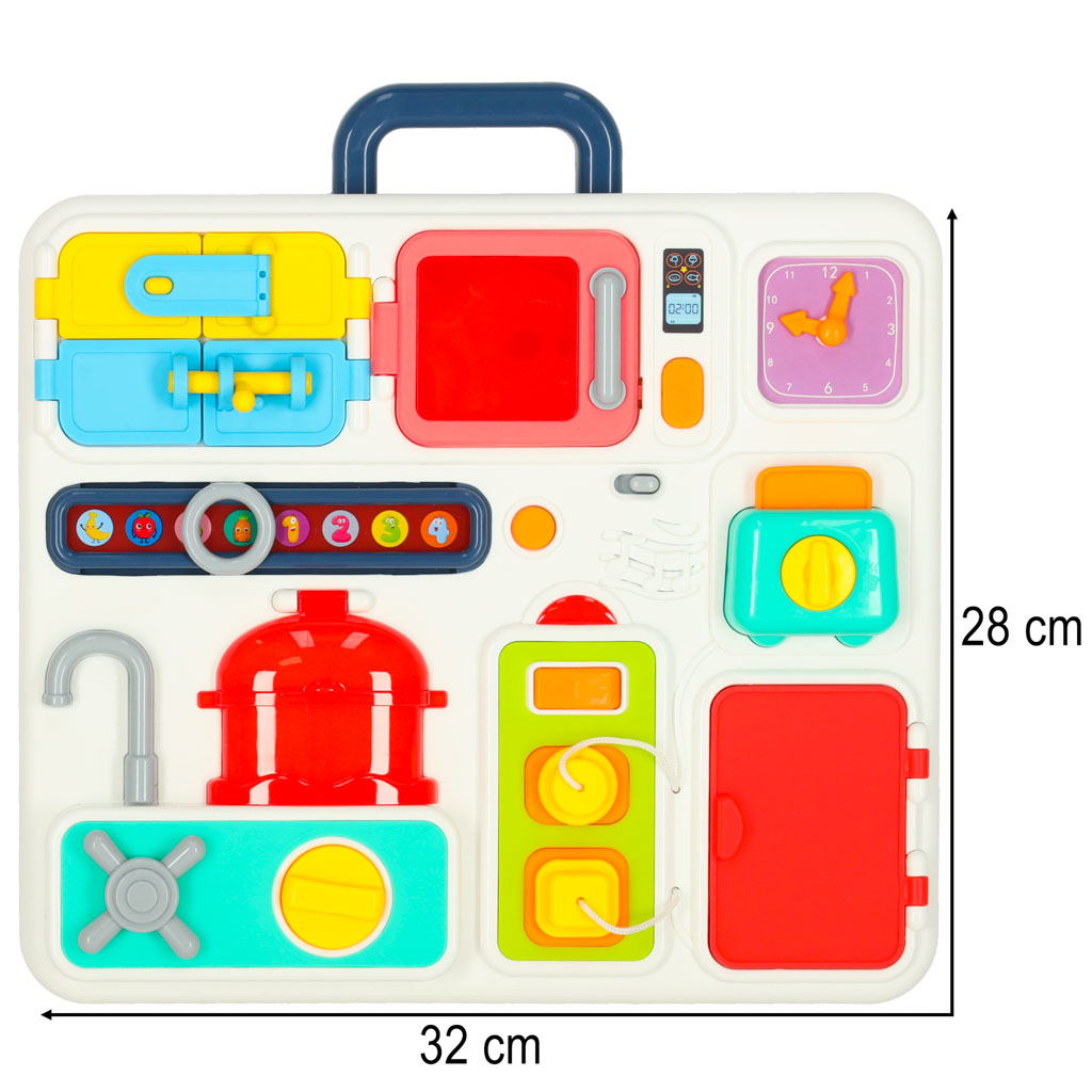 Šviečianti sensorinė veiklos lenta su garso elementais  Šviečianti sensorinė veiklos lenta su garso elementais