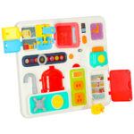 Šviečianti sensorinė veiklos lenta su garso elementais "Virtuvėlė" Šviečianti sensorinė veiklos lenta su garso elementais "Virtuvėlė"