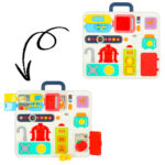 Šviečianti sensorinė veiklos lenta su garso elementais "Virtuvėlė" Šviečianti sensorinė veiklos lenta su garso elementais "Virtuvėlė"