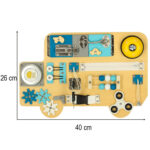 LULILO sensorinė manipuliavimo lenta "Autobusas"