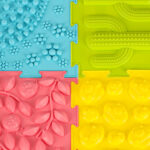 Sensorinių ortopedinių kilimėlių rinkinys vaikams