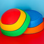 Sensorinis ortopedinis takelis pusiausvyros lavinimui "Upės akmenys" (5vnt.)