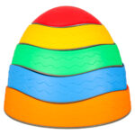 Sensorinis ortopedinis takelis pusiausvyros lavinimui "Upės akmenys" (5vnt.)