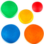 Sensorinis ortopedinis takelis pusiausvyros lavinimui "Upės akmenys" (5vnt.)