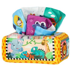 Žaislinė servetėlių dėžutė "Gyvūnėliai"