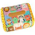 Žaislinė servetėlių dėžutė "Gyvūnėliai"