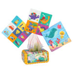 Žaislinė servetėlių dėžutė "Gyvūnėliai"