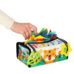 Kontrastinė servetėlių dėžutė su veidrodėliu 2in1 Kontrastinė servetėlių dėžutė su veidrodėliu 2in1