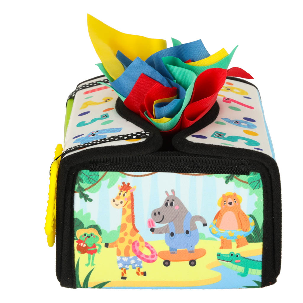 Kontrastinė servetėlių dėžutė su veidrodėliu 2in1 Kontrastinė servetėlių dėžutė su veidrodėliu 2in1