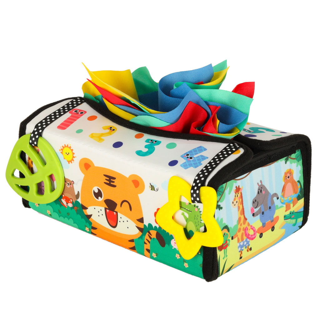 Kontrastinė servetėlių dėžutė su veidrodėliu 2in1 Kontrastinė servetėlių dėžutė su veidrodėliu 2in1