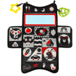 Kontrastinė servetėlių dėžutė su veidrodėliu 2in1 Kontrastinė servetėlių dėžutė su veidrodėliu 2in1