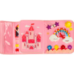 Montessori veiklos lagaminas "Princesės", rožinis