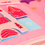 Montessori veiklos lagaminas "Princesės", rožinis