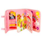 Montessori veiklos lagaminas "Princesės", rožinis