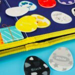 Montessori veiklos lagaminėlis, mėlynas