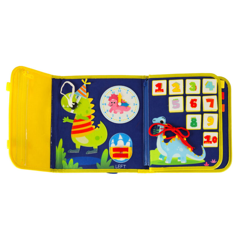 Montessori veiklos lagaminas vaikams nuo 3 m. „Dinozauras“