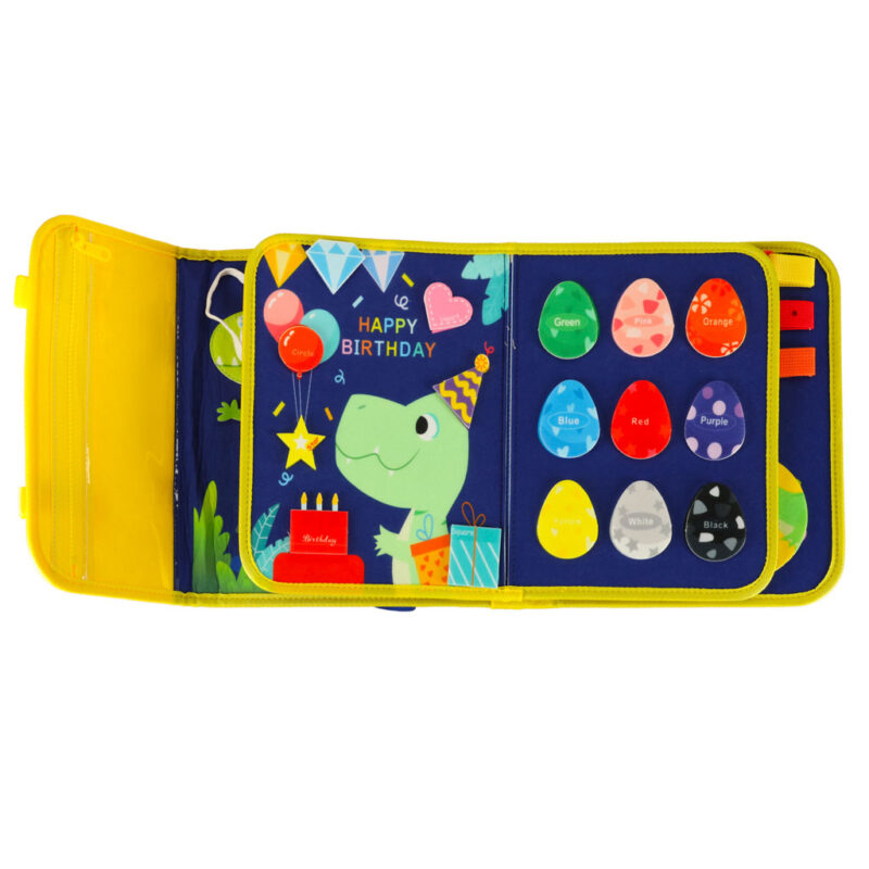 Montessori veiklos lagaminas vaikams nuo 3 m. „Dinozauras“