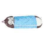 Vaikiškas miegmaišis su pagalve 2in1 135x50cm, mėlynas