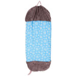 Vaikiškas miegmaišis su pagalve 2in1 135x50cm, mėlynas