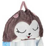 Vaikiškas miegmaišis su pagalve 2in1 135x50cm, mėlynas