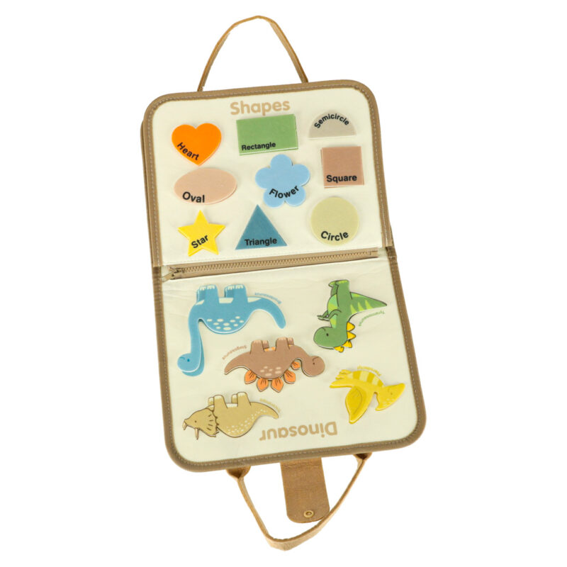 Montessori užimtumo penalas vaikams nuo 3 m. „Dinozaurai“