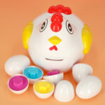 Mokomoji dėlionė - rūšiuoklė "Višta su kiaušiniais"