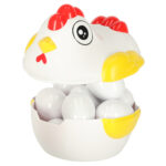 Mokomoji dėlionė - rūšiuoklė "Višta su kiaušiniais"