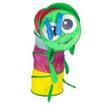 Sulankstomas vaikiškas spalvotas tunelis "Vikšras"