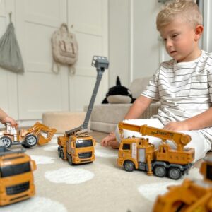 Statybinių transporto priemonių rinkinys vaikams XXL 6in1