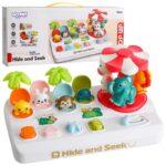 Interaktyvus žaislas su karusele „Iššokantys gyvūnai“