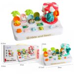 Interaktyvus žaislas su karusele „Iššokantys gyvūnai“