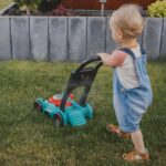 Žaislinė žoliapjovė vaikams su garso efektais