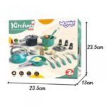 Žaislinis mažojo virėjo virtuvės rinkinys (32 det.)