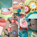 Interaktyvus sensorinis veiklos medelis su LED apšvietimu ir muzikiniu pianinu