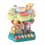 Interaktyvus sensorinis veiklos medelis su LED apšvietimu ir muzikiniu pianinu