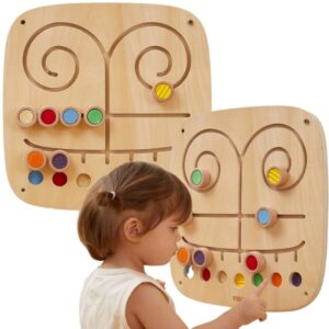 VIGA Medinė sensorinė veiklos lenta "Labirintas"