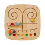 VIGA Medinė sensorinė veiklos lenta "Labirintas"