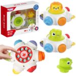 Sensorinis veiklos žaislas „Kosminė raketa“ vaikams