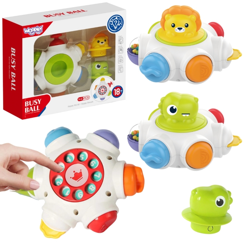 Sensorinis veiklos žaislas „Kosminė raketa“ vaikams Sensorinis veiklos žaislas „Kosminė raketa“ vaikams