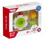 Sensorinis veiklos žaislas „Kosminė raketa“ vaikams