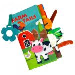 Minkšta knygelė "Fermos gyvūnai"