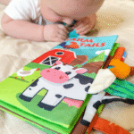 Minkšta knygelė "Fermos gyvūnai"