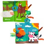 Minkšta knygelė "Fermos gyvūnai"