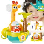 Vonios žaislas „Žirafa“ su piltuvėliu vaikams