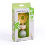 Medinis barškutis – kramtukas „Gėlytė“ kūdikiams