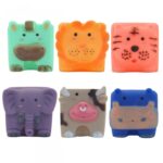 Minkšti sensoriniai blokeliai su garsais "Gyvūnėliai"